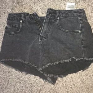 Noisy May Black jean shorts